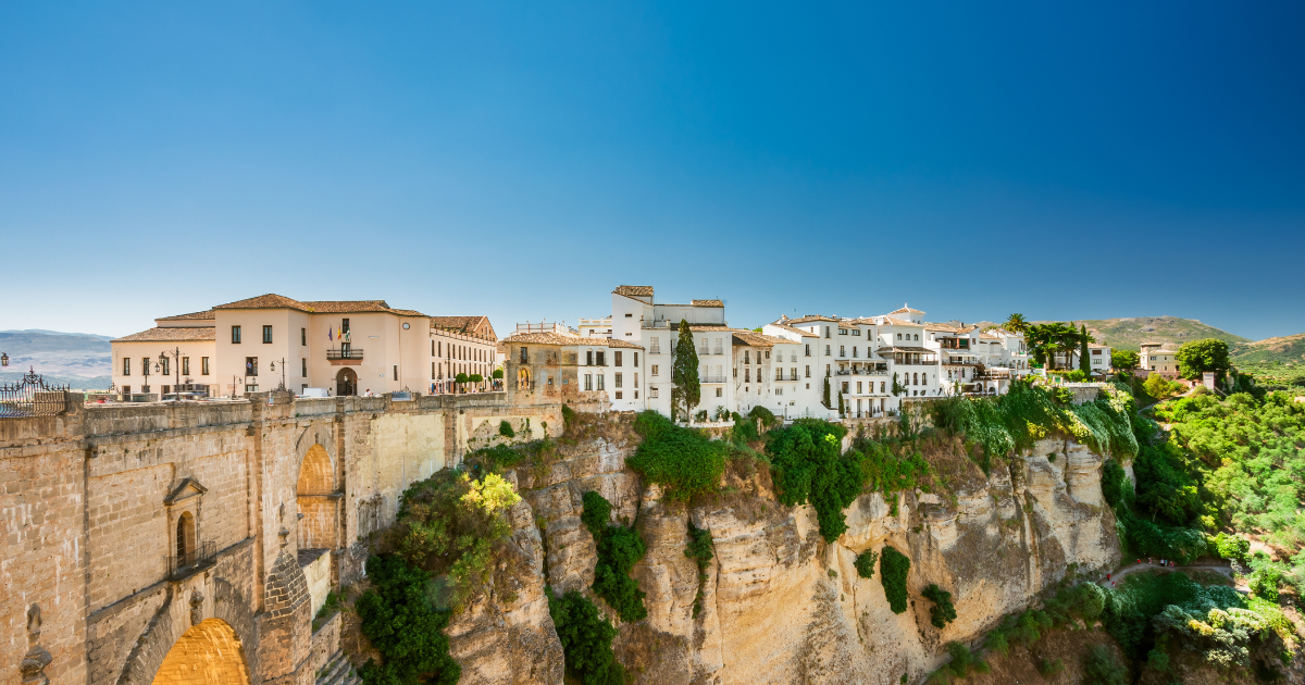 Panorámica de la ciudad de Ronda, en Malaga.