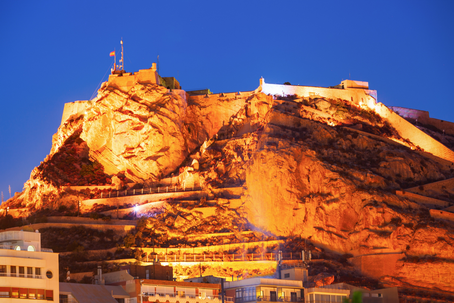 Castillo de Santa Bárbara en Alicante