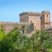 Vista del MAHE y Santa María de Elche desde el río Vinalopó
