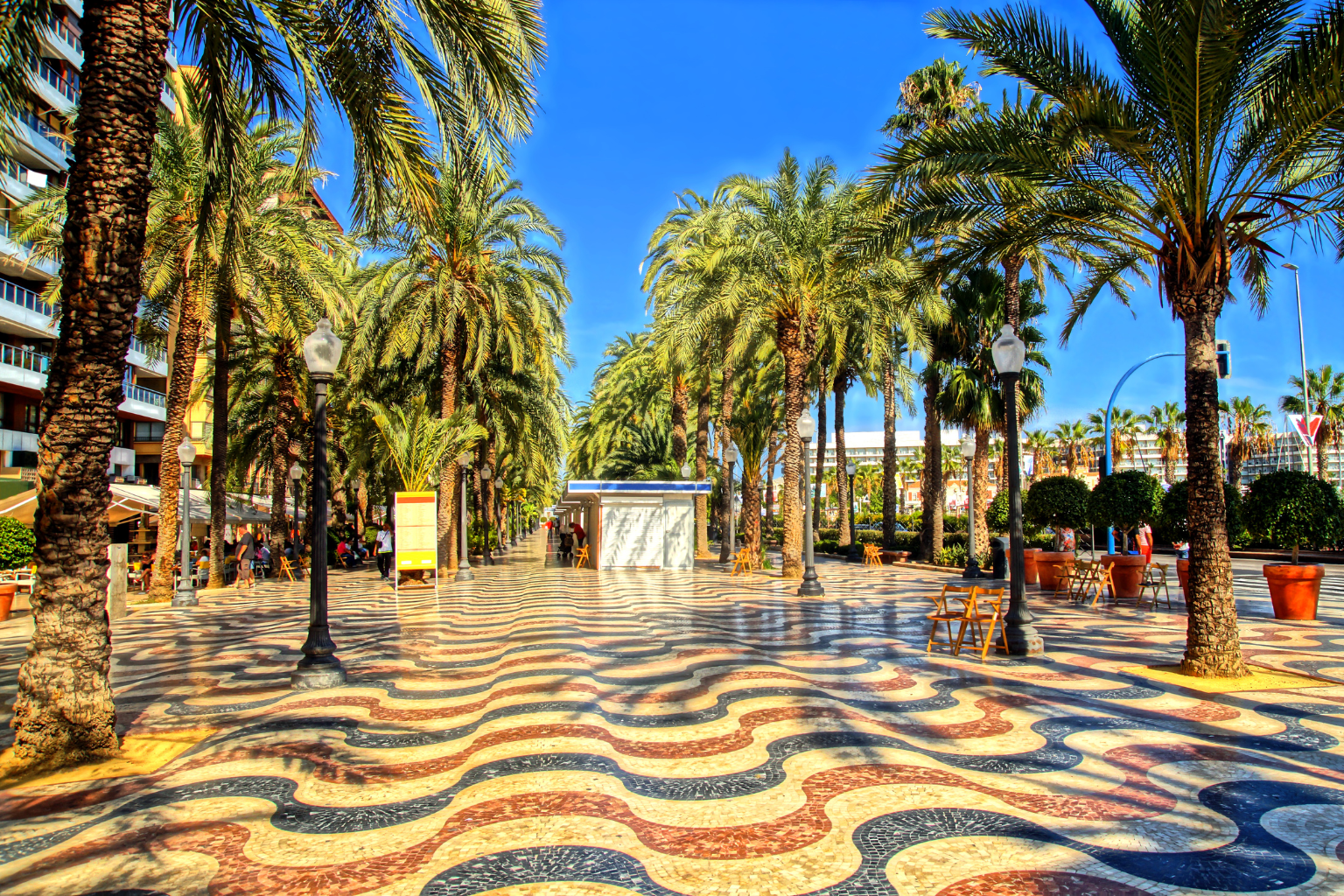 Explanada de España en Alicante ciudad