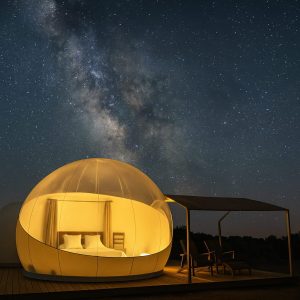 Hotel burbuja bajo la Vía Láctea España